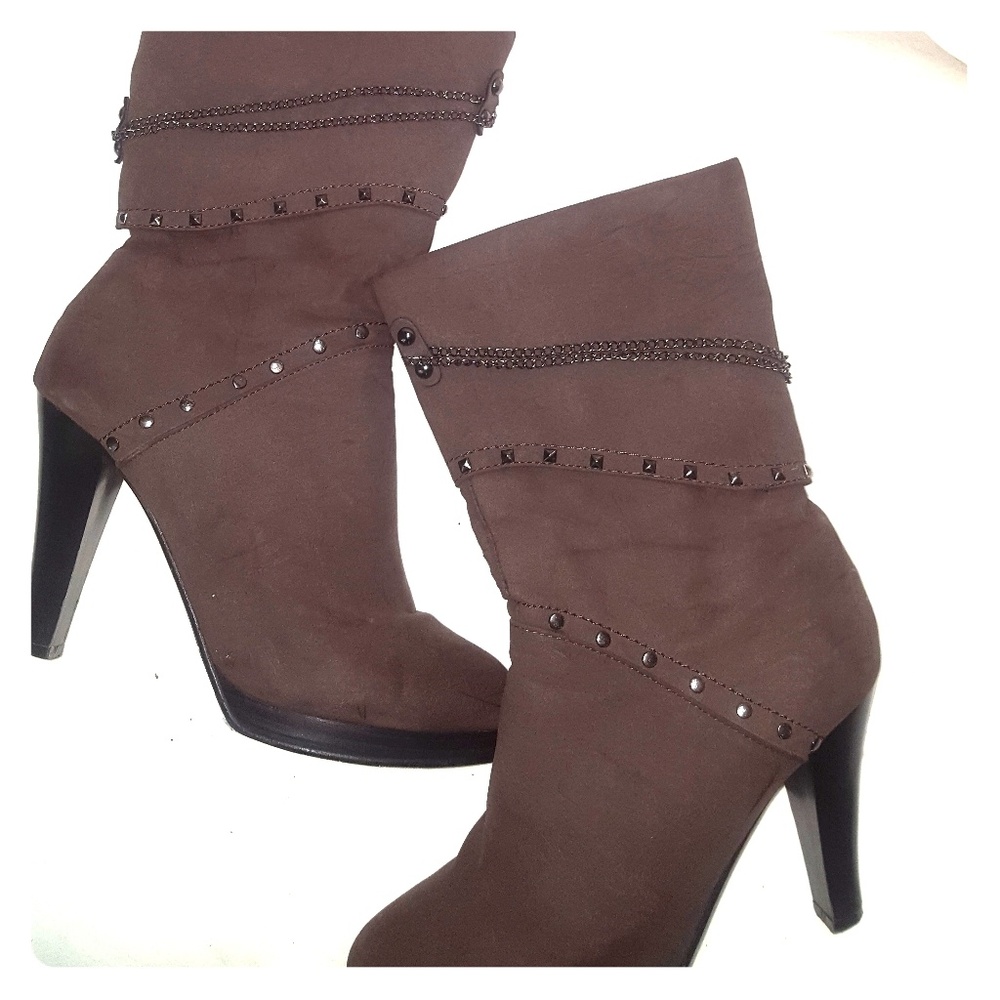 Brown Boot Heels (calf high)